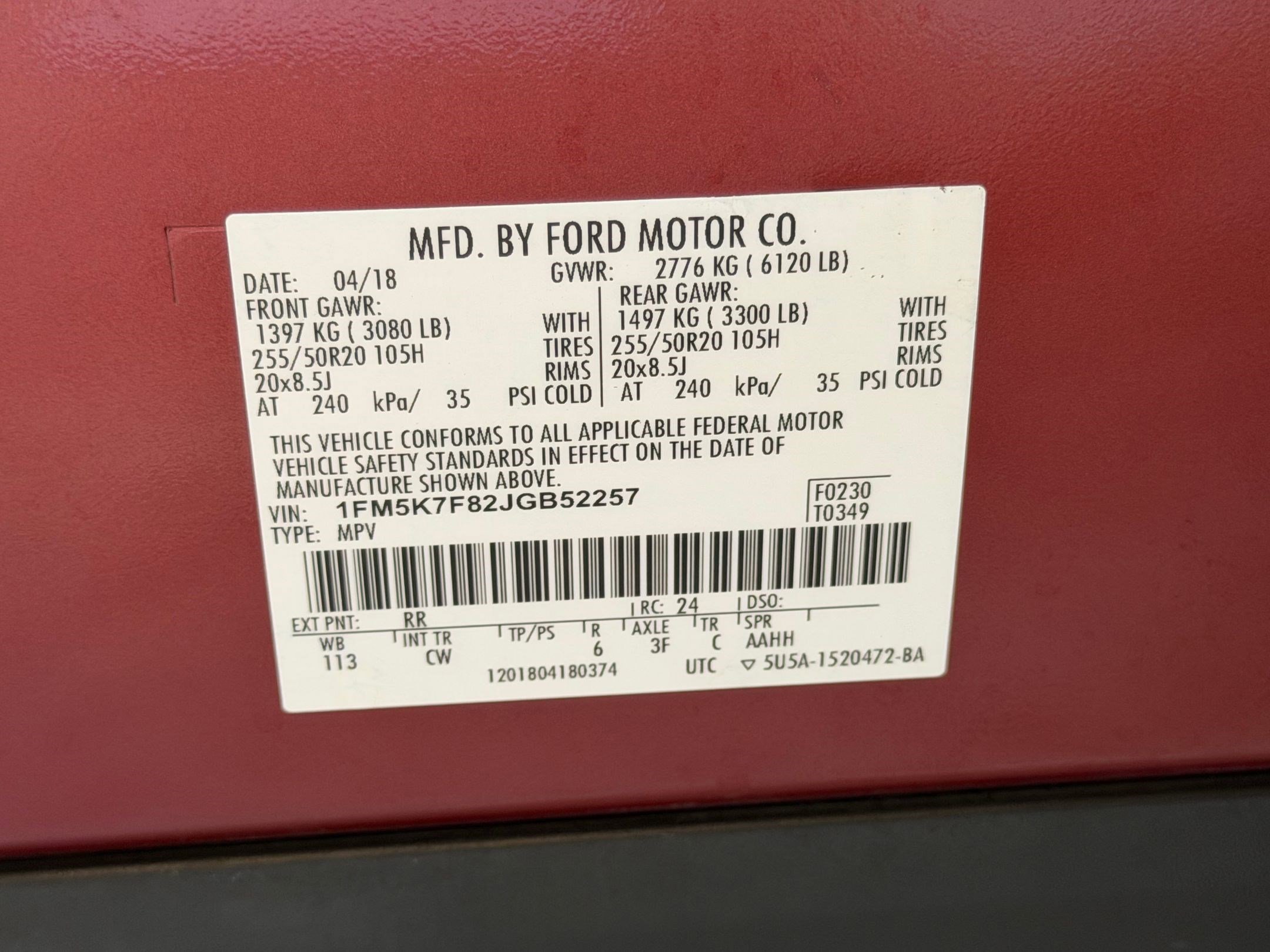 Used 2018 Ford Explorer Limited w/ Equipment Group 301A FWD image 22