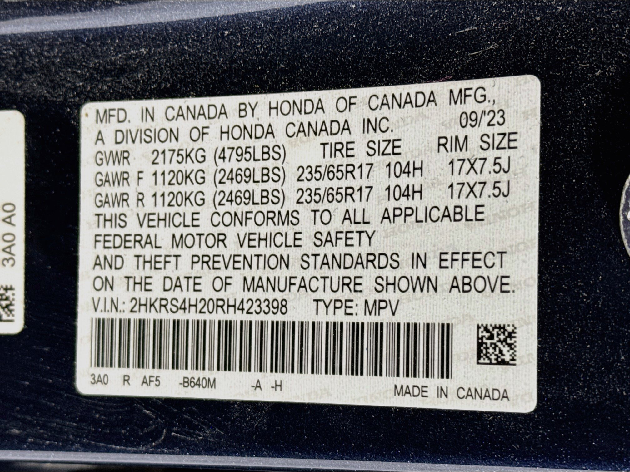 Certified 2024 Honda CR-V LX image 29