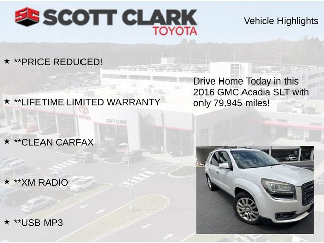 Used 2016 GMC Acadia SLT w/ Premium Edition AWD/4WD image 11