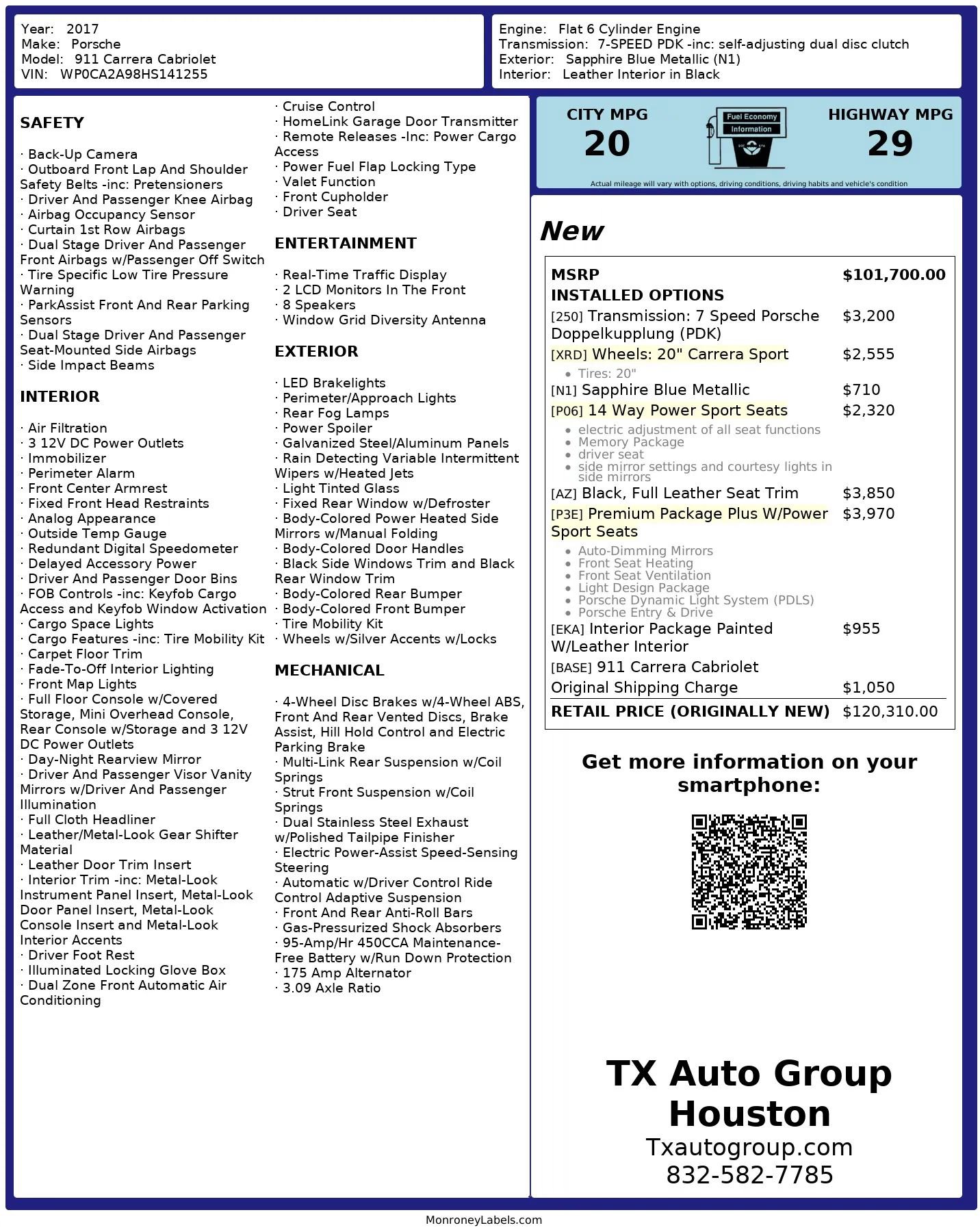 Used 2017 Porsche 911 Carrera image 3