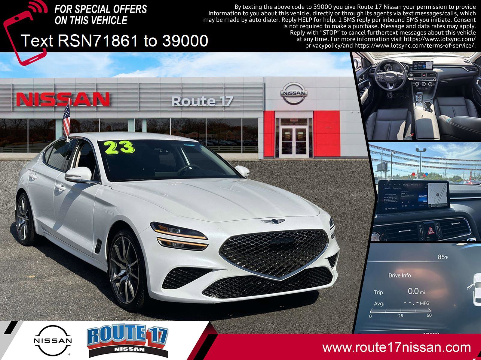 Used 2023 Genesis G70 2.0T