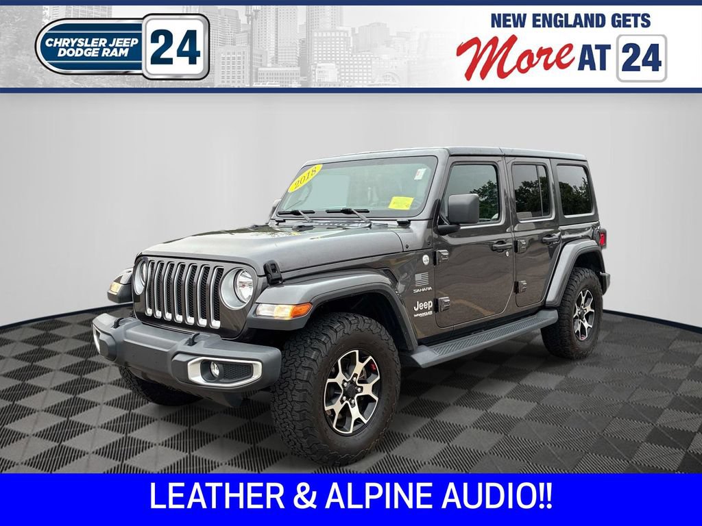 Certified 2018 Jeep Wrangler Unlimited Sahara w/ Dual Top Group