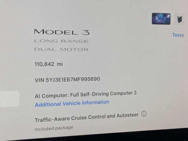 Used 2021 Tesla Model 3 Long Range AWD/4WD image 29
