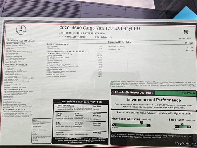 New 2026 Mercedes-Benz Sprinter 4500 image 19