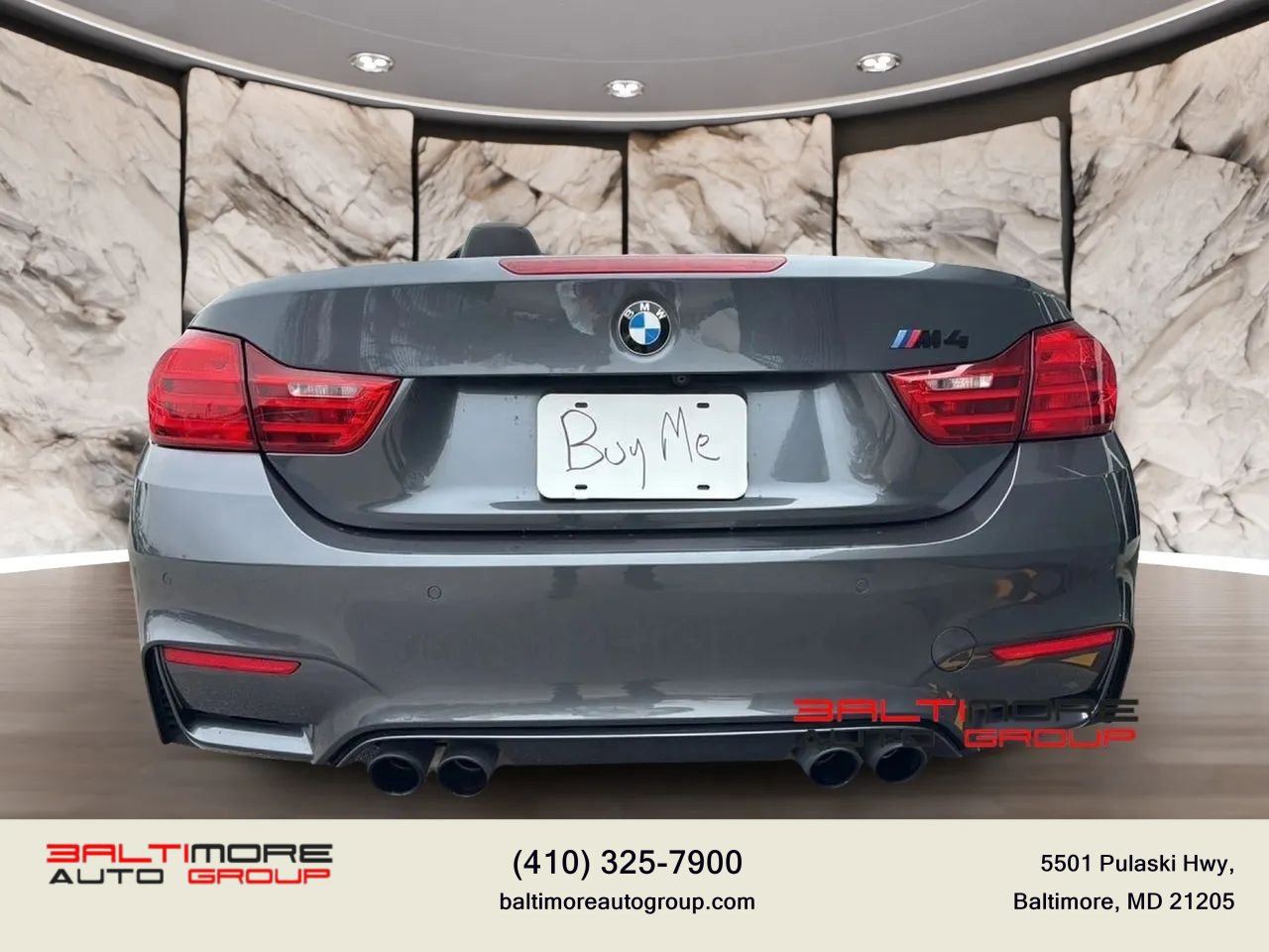 Used 2017 BMW M4 Convertible w/ Competition Package RWD image 23
