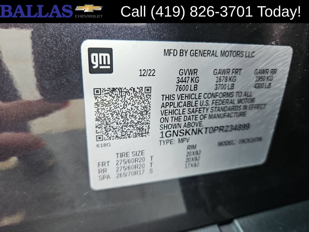 Certified 2023 Chevrolet Tahoe LT w/ LT Signature Package AWD/4WD image 22