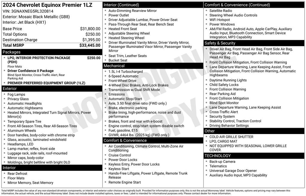 Used 2024 Chevrolet Equinox Premier FWD image 31