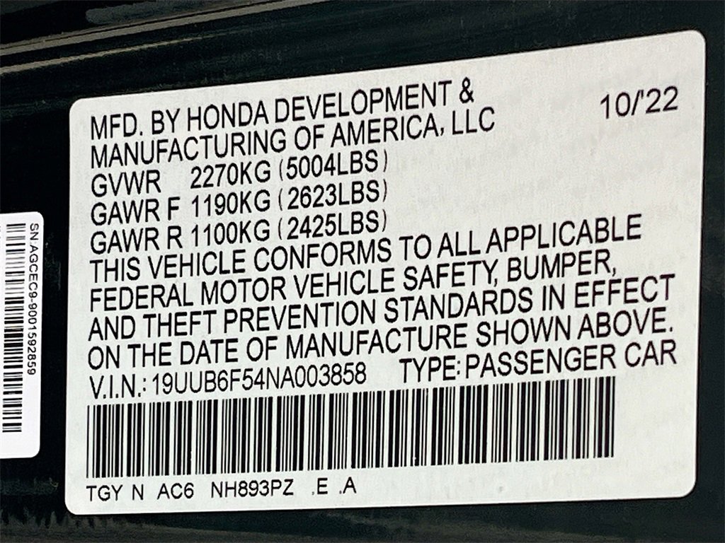 Used 2022 Acura TLX SH-AWD w/ A-SPEC Pkg image 34