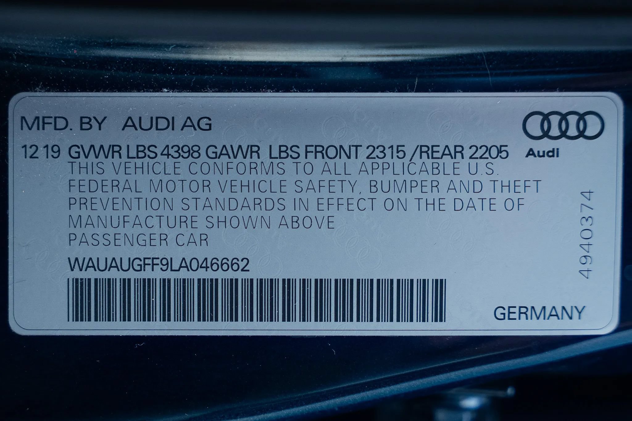 Used 2020 Audi A3 2.0T Premium FWD image 54