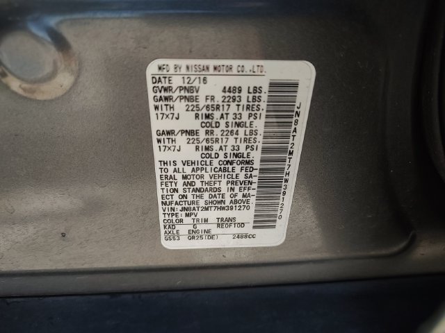 Used 2017 Nissan Rogue S FWD image 32
