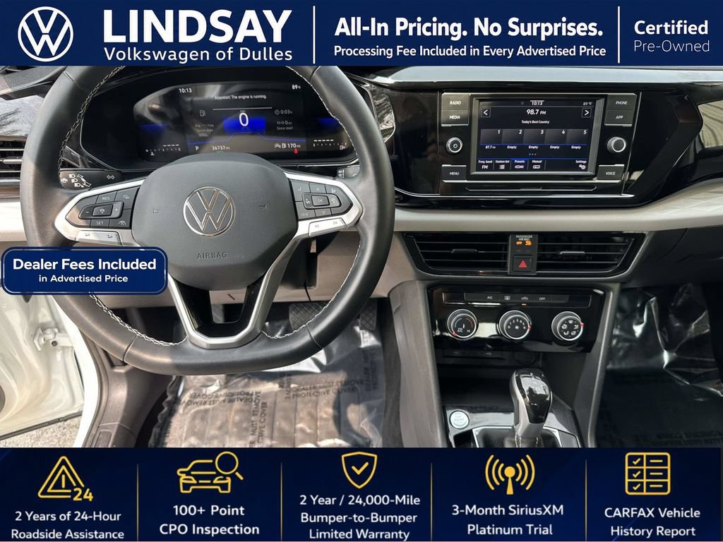 Certified 2023 Volkswagen Taos S w/ IQ Drive S Package FWD image 11