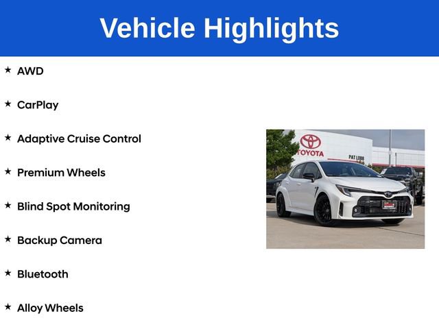 Certified 2024 Toyota Corolla GR w/ Performance Package image 5