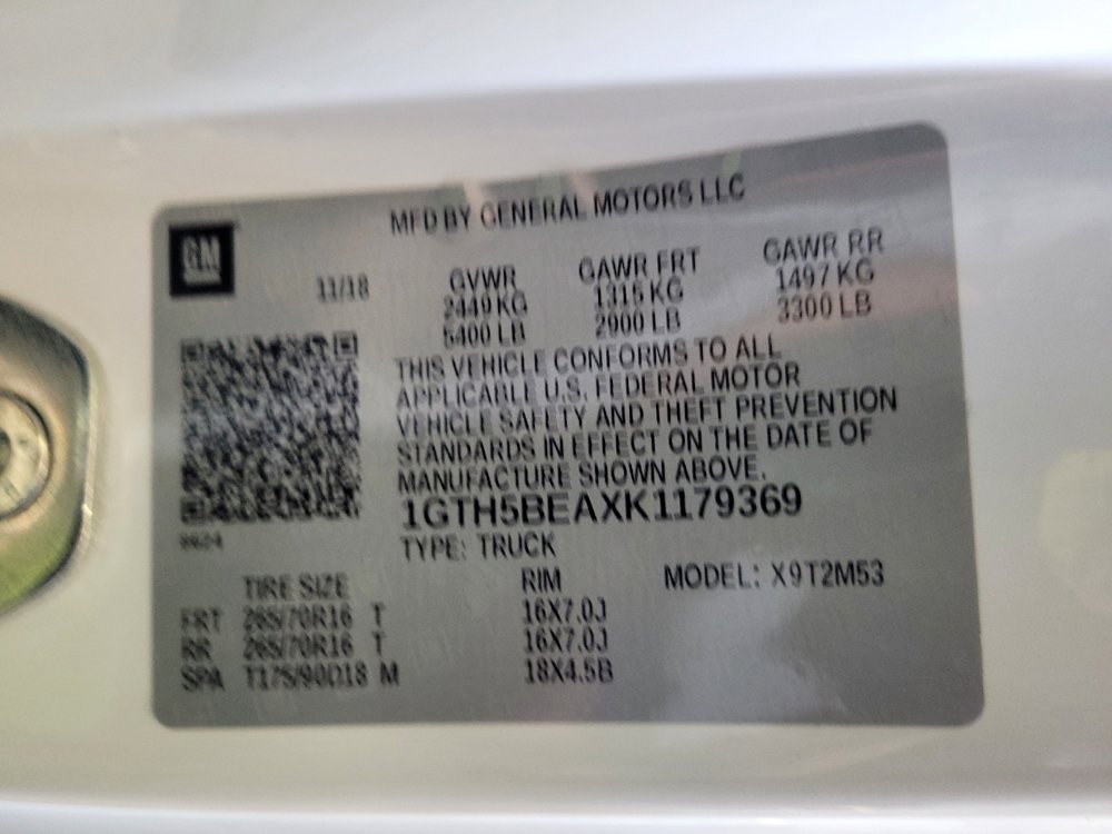Used 2019 GMC Canyon W/T w/ Convenience Package RWD image 33