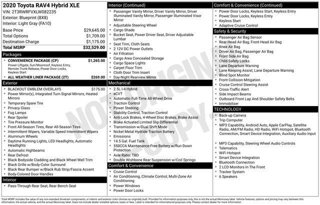 Used 2020 Toyota RAV4 XLE w/ Convenience Package AWD/4WD image 2
