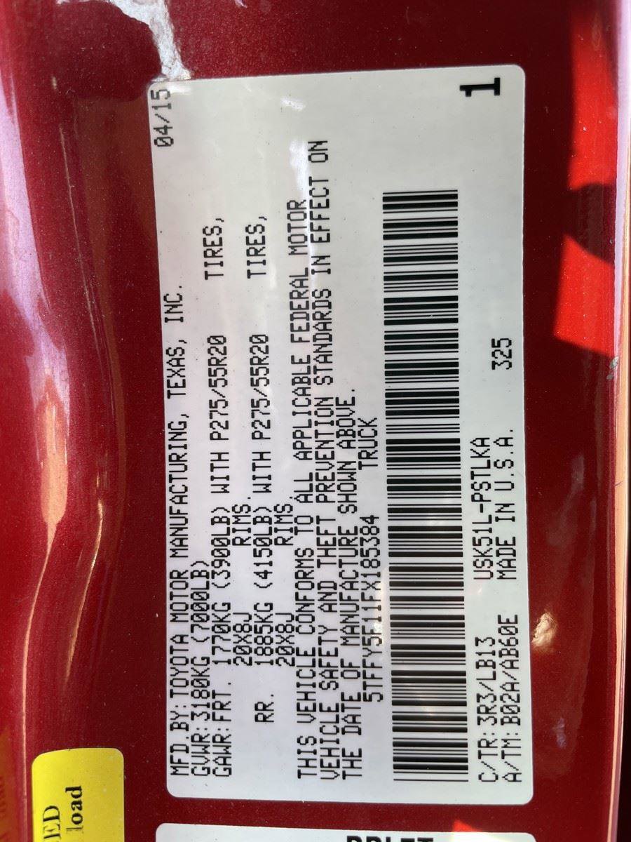 Used 2015 Toyota Tundra Limited image 10