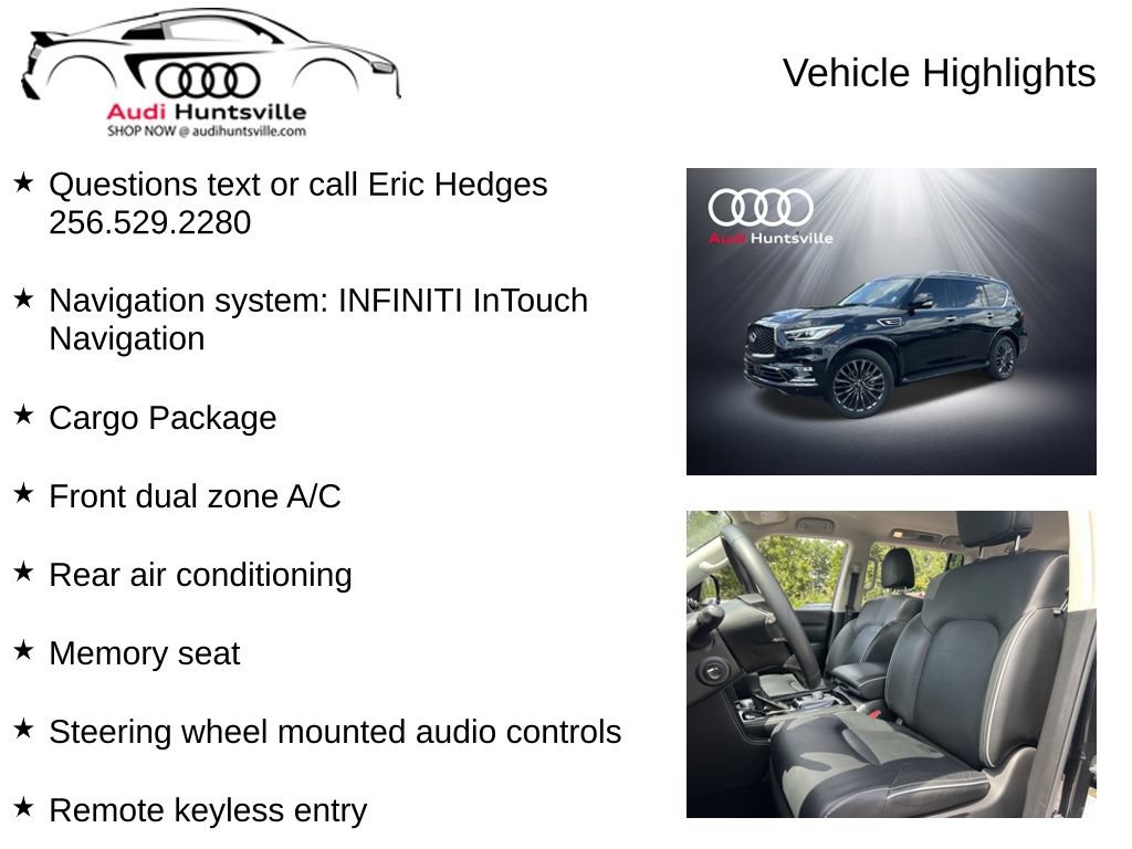 Used 2024 INFINITI QX80 Premium Select w/ Cargo Package AWD/4WD image 6