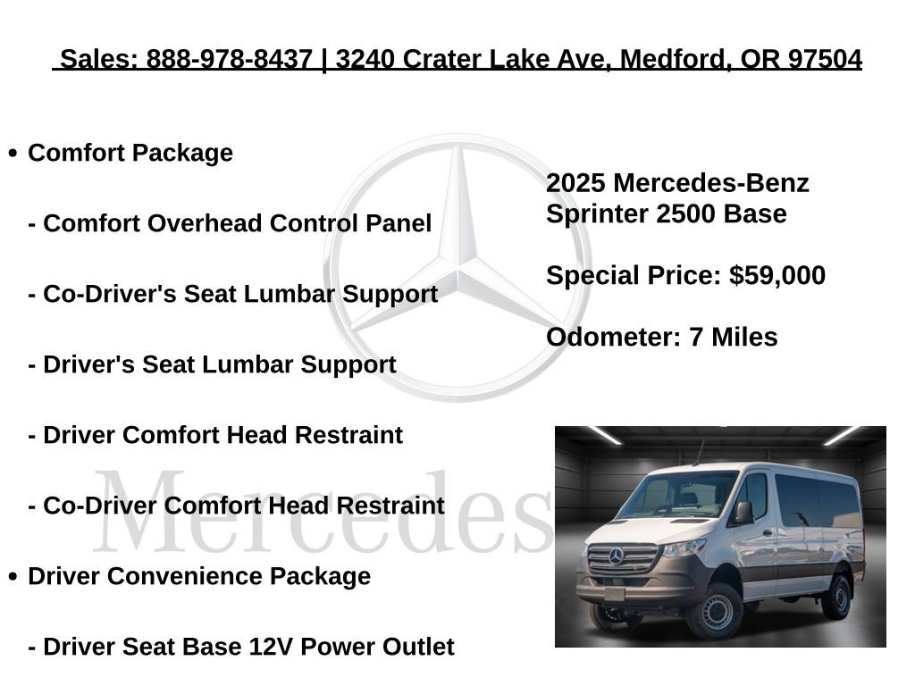Used 2025 Mercedes-Benz Sprinter 144 Cargo image 5