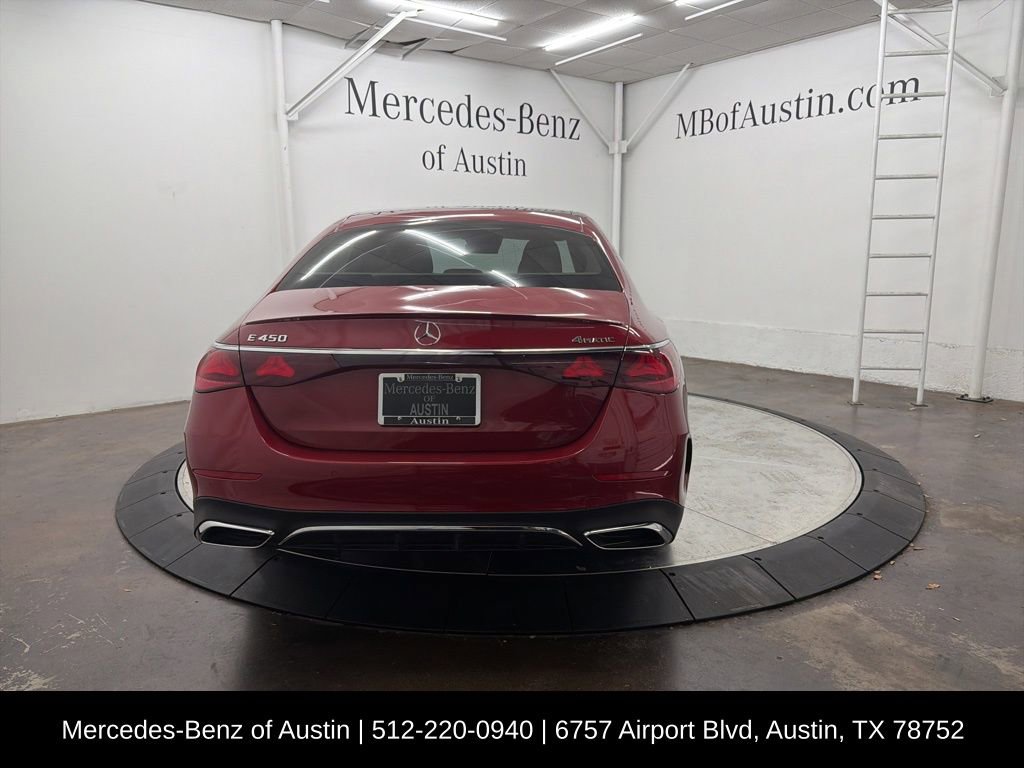 Used 2025 Mercedes-Benz E 450 4MATIC Sedan image 7
