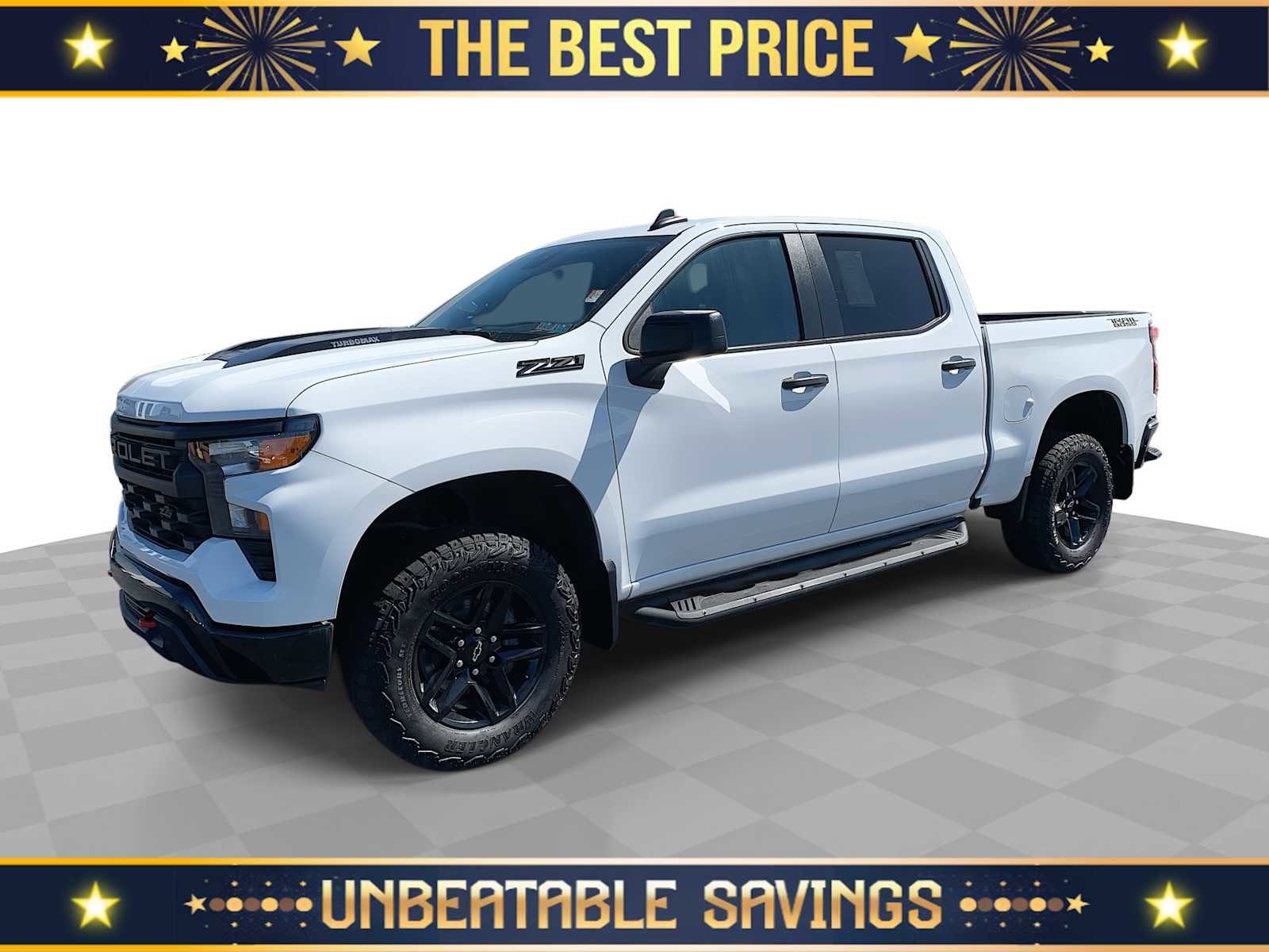 Certified 2024 Chevrolet Silverado 1500 Custom Trail Boss w/ LPO, Dark Essentials Package