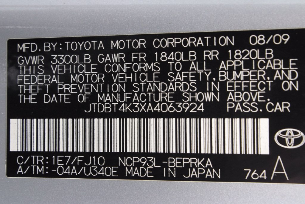 Used 2010 Toyota Yaris Sedan w/ PWR Pkg w/Steel Wheels FWD image 30