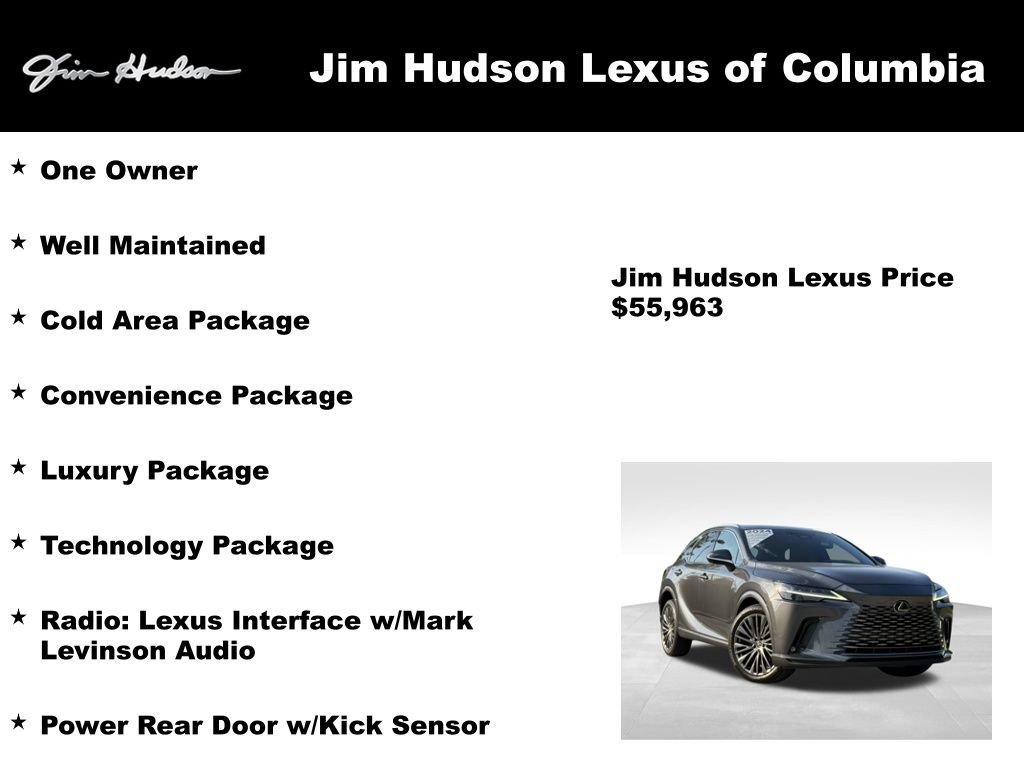 Certified 2024 Lexus RX 350 AWD w/ Convenience Package image 4