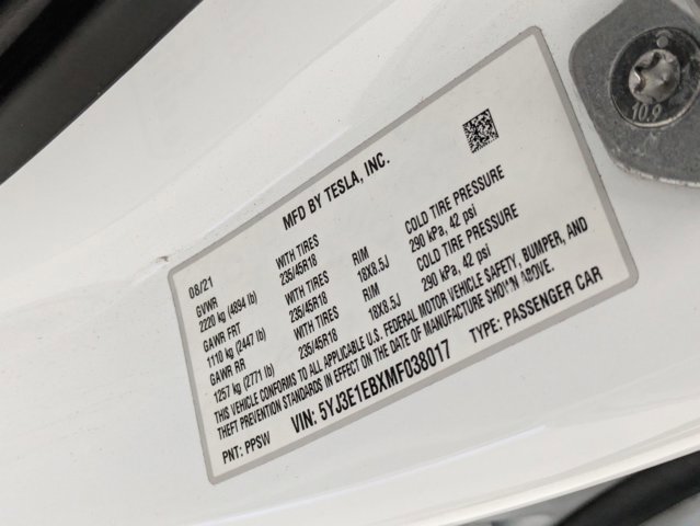 Used 2021 Tesla Model 3 Long Range AWD/4WD image 23