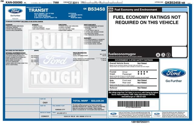 Used 2016 Ford Transit 150 130 Low Roof RWD image 17