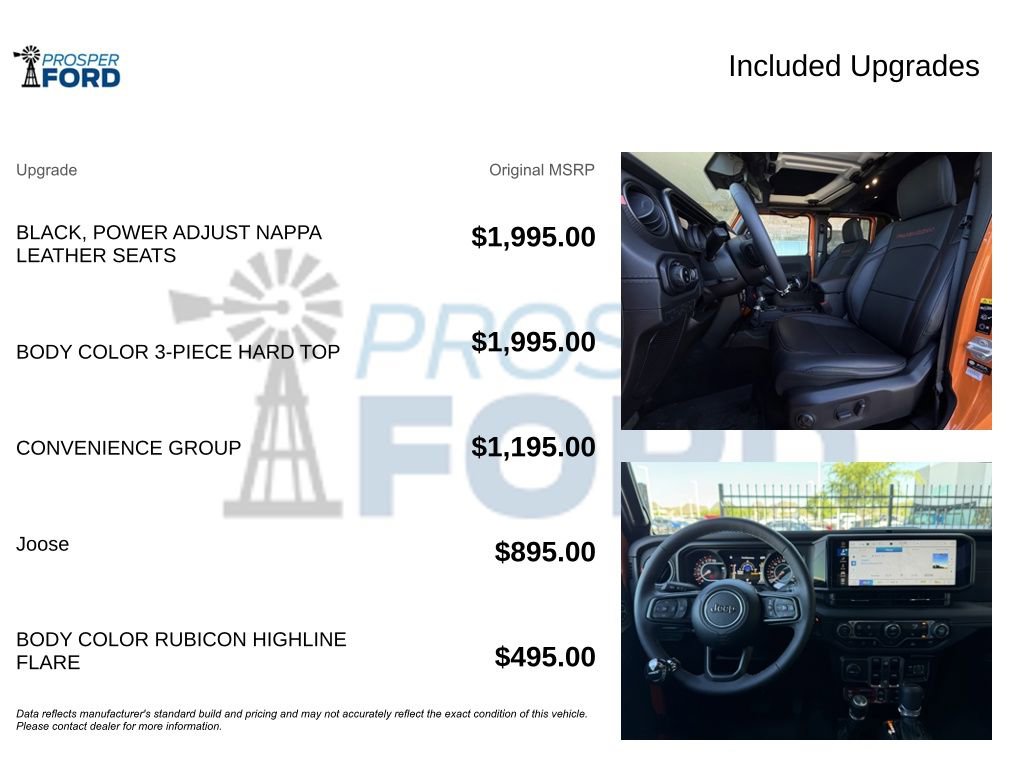 Used 2025 Jeep Gladiator Rubicon w/ Convenience Group AWD/4WD image 3