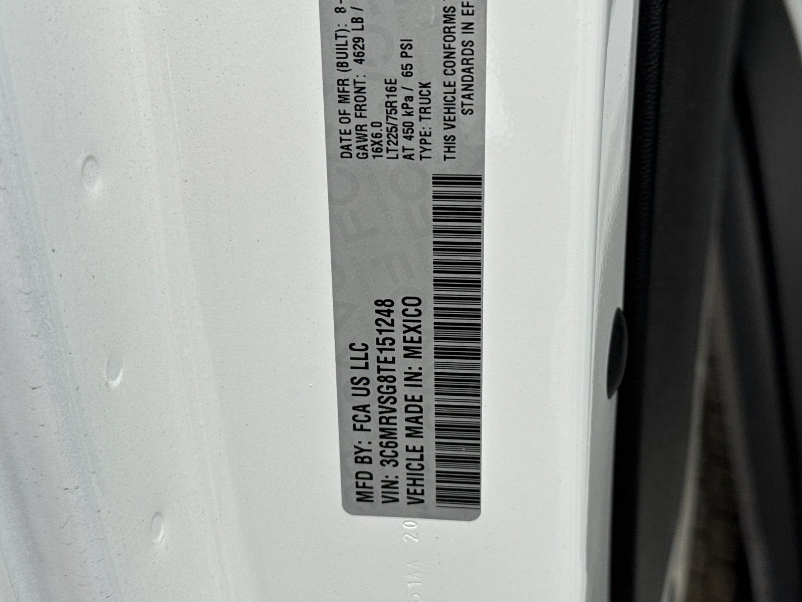 New 2026 RAM ProMaster 3500 w/ Advanced Safety Group FWD image 27