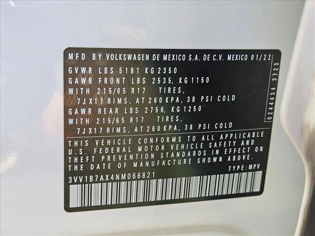 Used 2022 Volkswagen Tiguan S FWD image 30