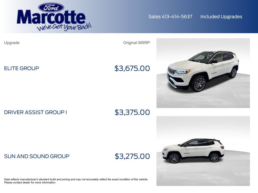 Used 2023 Jeep Compass Limited w/ Elite Group AWD/4WD image 5
