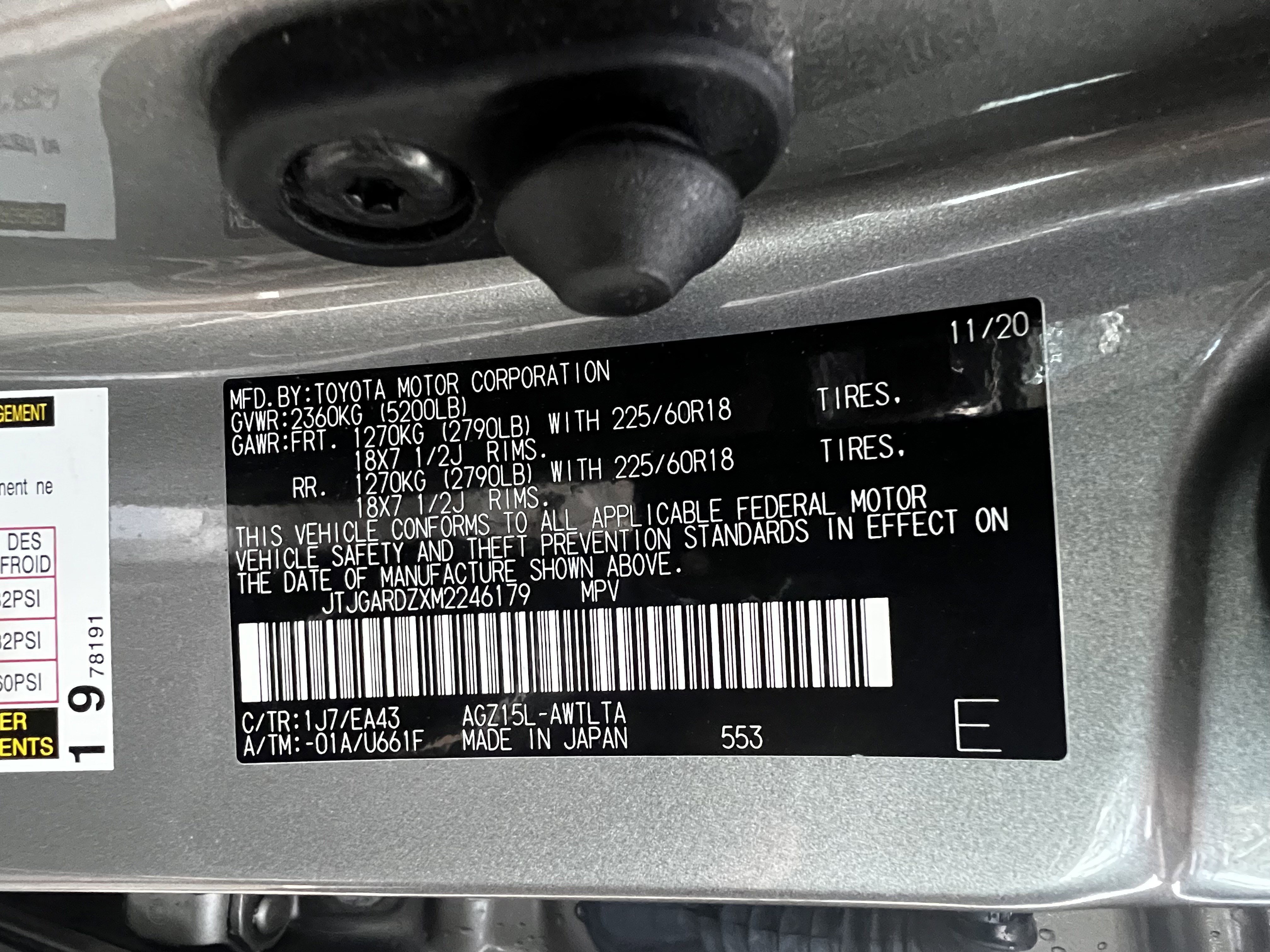 Certified 2021 Lexus NX 300 AWD w/ Premium Package image 51