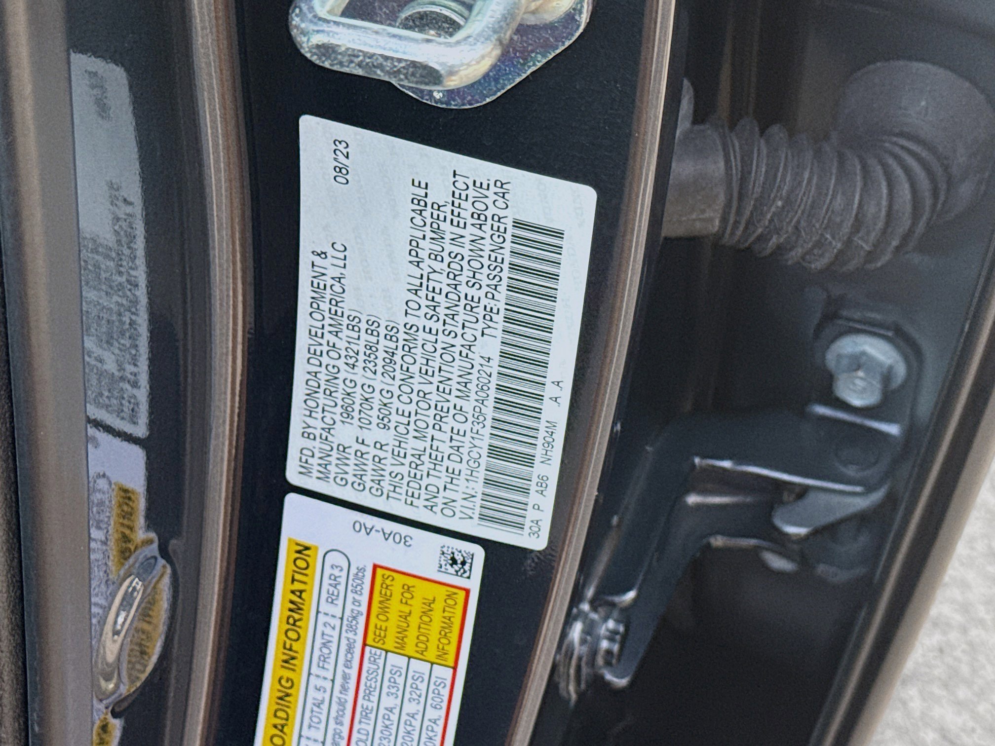 Certified 2023 Honda Accord EX image 36