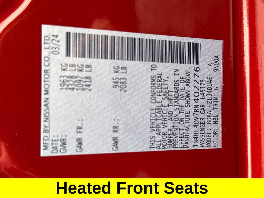Used 2024 Nissan Altima 2.5 SV w/ SV Premium Package FWD image 32