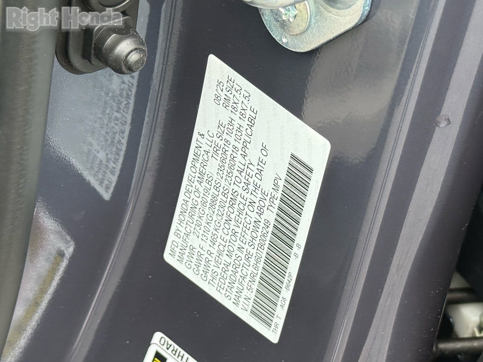 Certified 2026 Honda Odyssey EX-L image 35