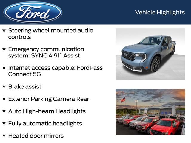 Certified 2025 Ford Maverick Lariat w/ 4K Tow Package AWD/4WD image 8
