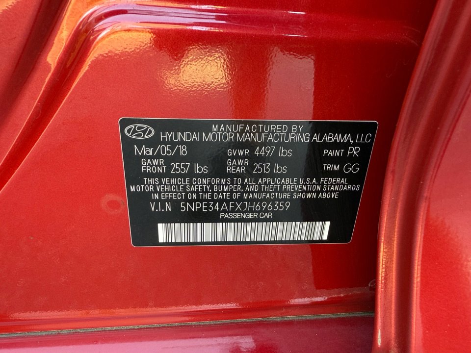 Used 2018 Hyundai Sonata Limited w/ Limited Ultimate Package 03 image 39