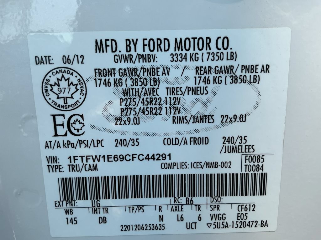 Used 2012 Ford F150 Harley-Davidson AWD/4WD image 25