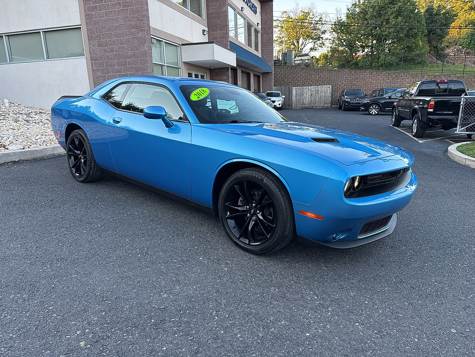 Used 2018 Dodge Challenger SXT w/ Blacktop Package RWD image 2