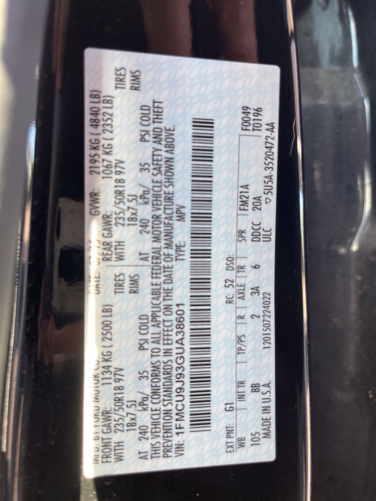 Used 2016 Ford Escape Titanium AWD/4WD image 10