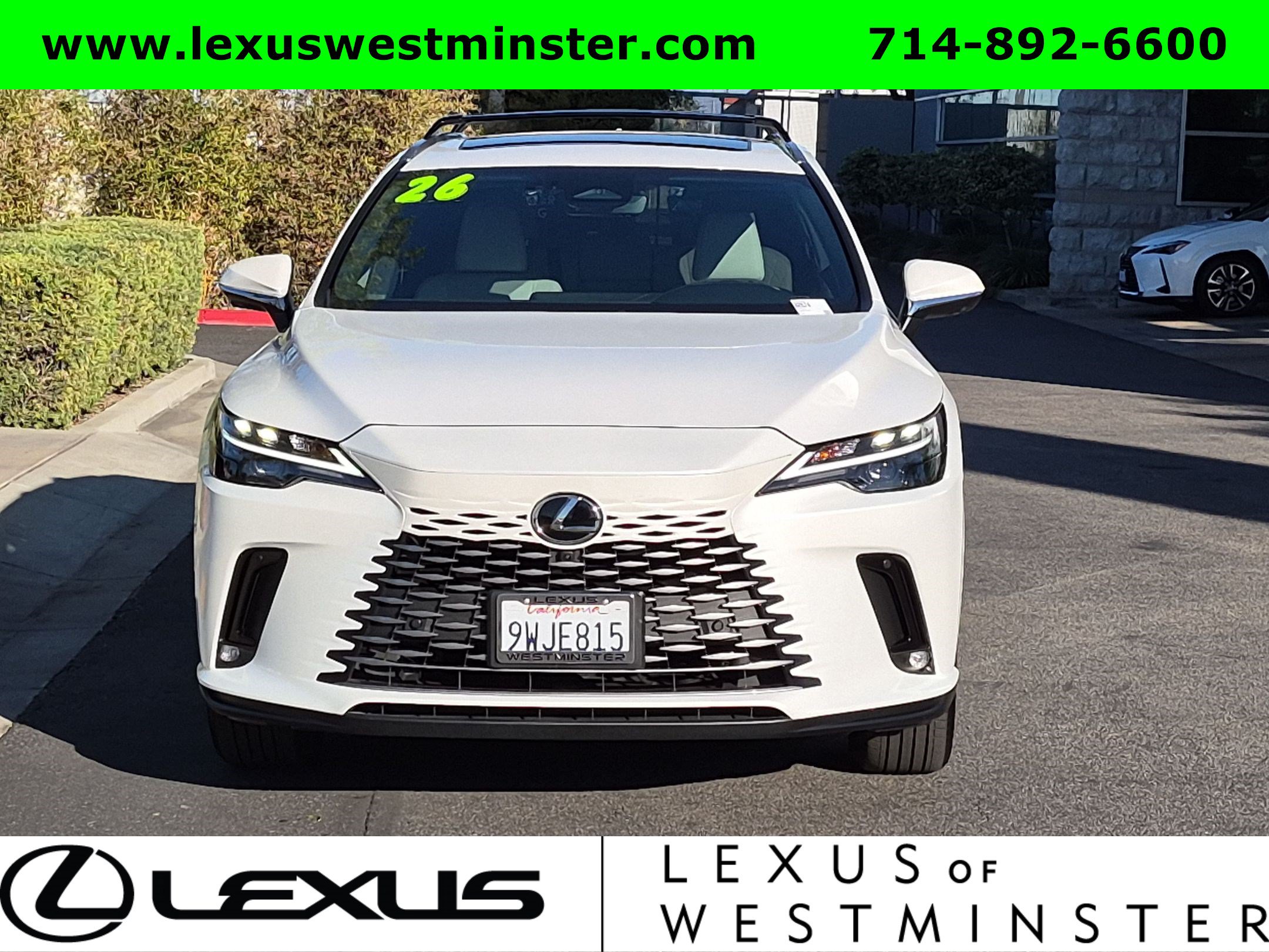 Certified 2026 Lexus RX 350h w/ Convenience Package AWD/4WD image 2
