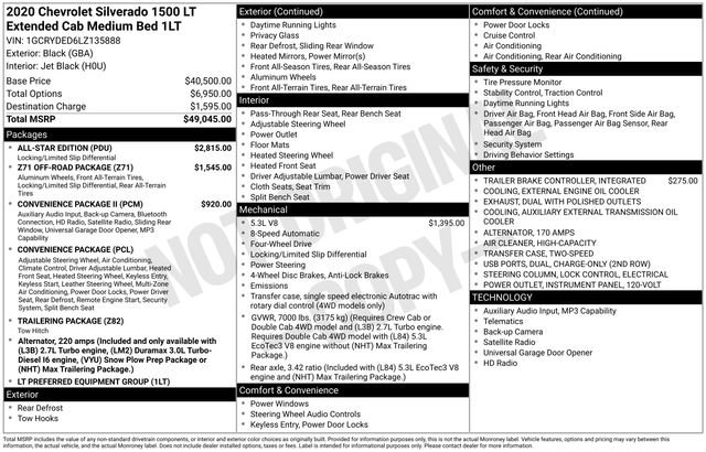 Used 2020 Chevrolet Silverado 1500 LT w/ All-Star Edition AWD/4WD image 6