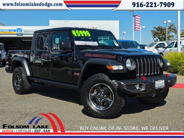 Certified 2023 Jeep Gladiator Rubicon w/ Trailer Tow Package AWD/4WD image 1