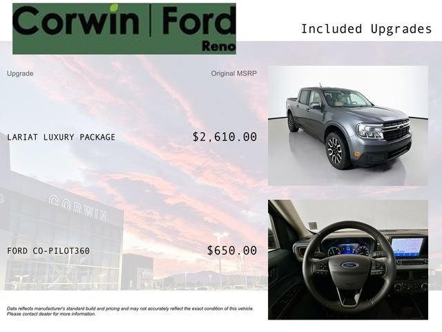 Certified 2023 Ford Maverick Lariat w/ Lariat Luxury Package image 3