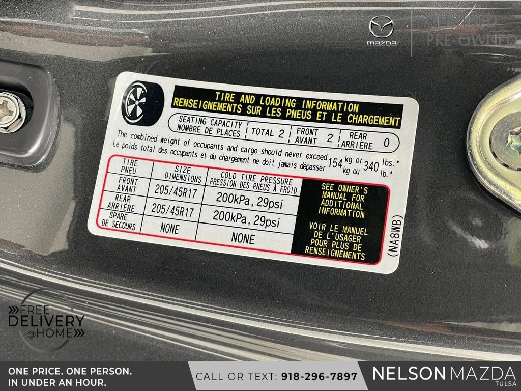 Certified 2025 MAZDA MX-5 Miata Grand Touring w/ Weather Package RWD image 49