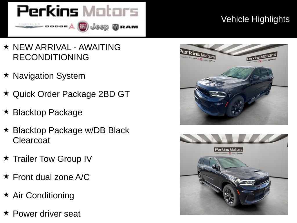Used 2022 Dodge Durango GT w/ Blacktop Package AWD/4WD image 7