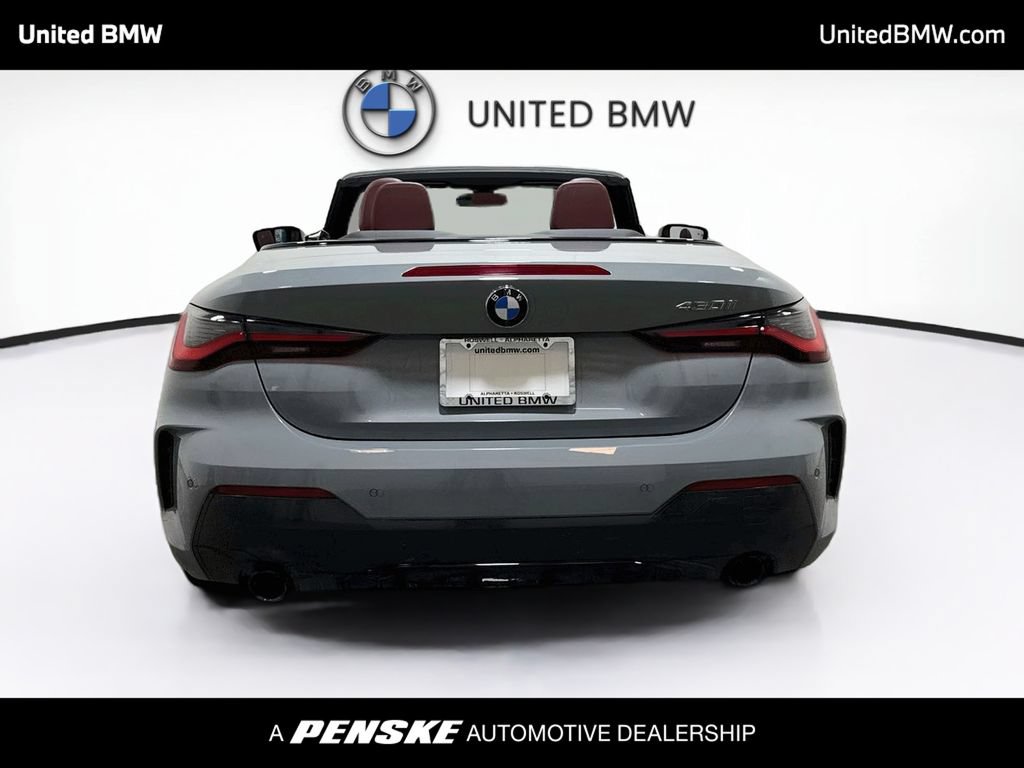 Certified 2024 BMW 430i Convertible w/ M Sport Package RWD image 6