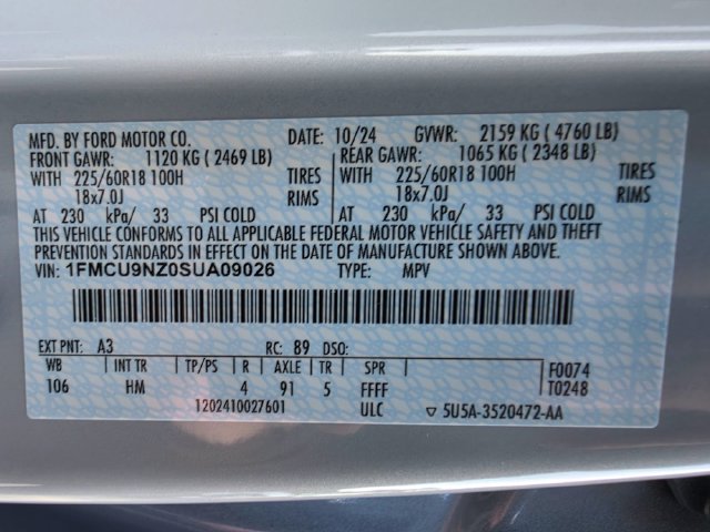Used 2025 Ford Escape ST-Line Select w/ Tech Pack #2 AWD/4WD image 28