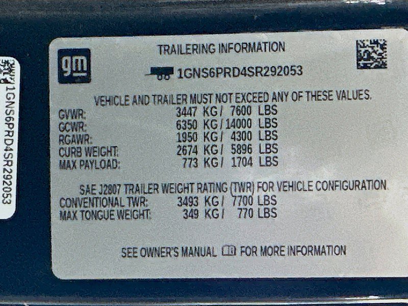Used 2025 Chevrolet Tahoe Z71 AWD/4WD image 32