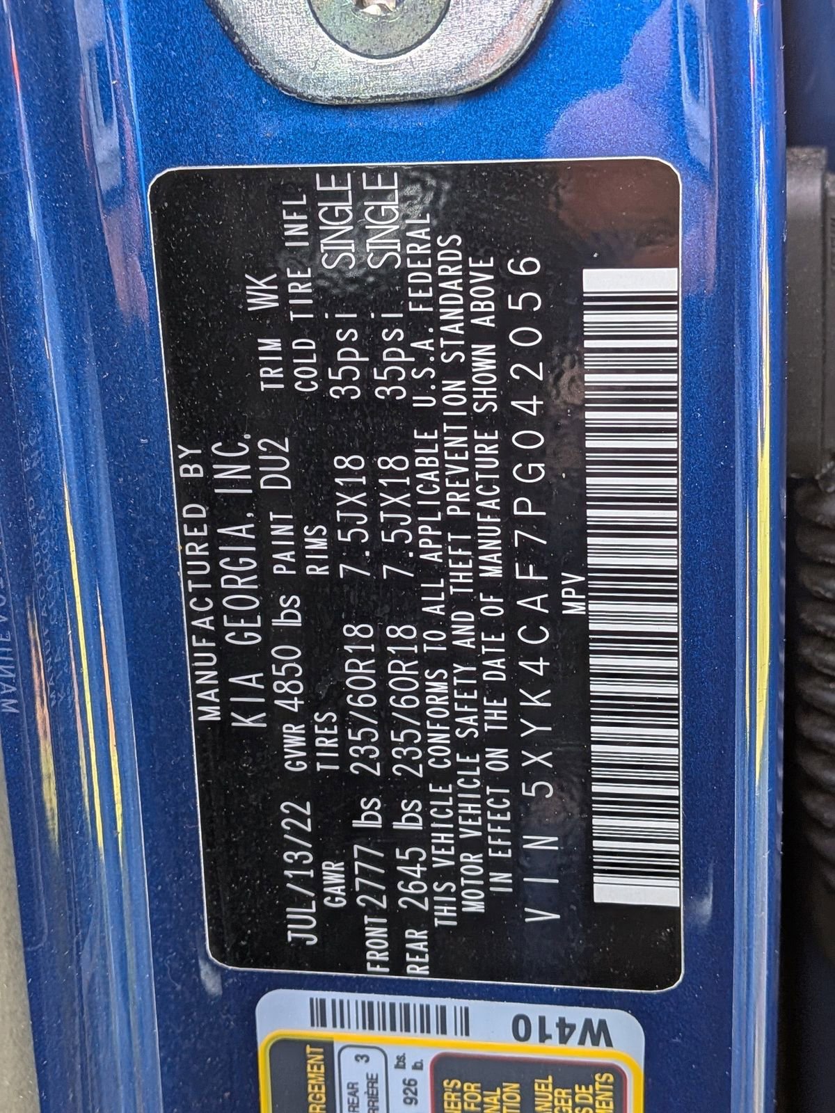 Used 2023 Kia Sportage SX image 16